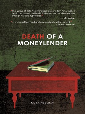 cover image of Death of a Moneylender